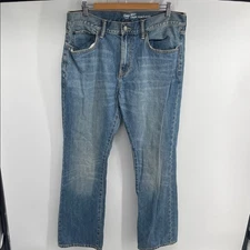 Gap Boot Coupe Semi-Evasee denim jeans sz 35x32
