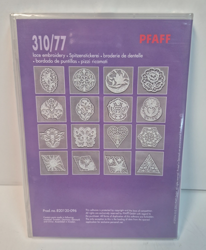 PFAFF LACE STICKKARTENMASCHINE 310/77 CREATIVE CARD 2140 NEU - Bild 2 von 2