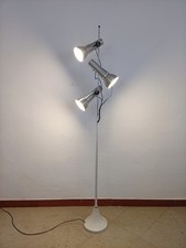 Piantana Lampada Da Terra A Stelo Da Studio Spot Regolabili Modernariato Anni 80