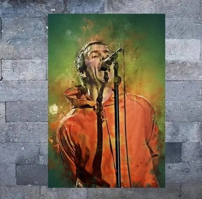 Oasis Art Canvas Wall Decoration Christmas Gift LIAM NOEL GALLAGHER Music Band
