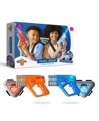 Geoffrey's Toy Box Laser Blast 2-Player Interactive Blaster Set New in Box