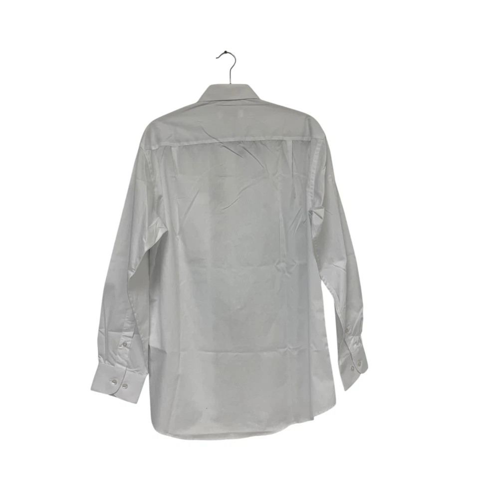 Camisa de vestir Marquis para hombre talla 15,5 32-33 blanca manga larga resistente a las arrugas nueva con etiquetas Foto 2 de 4
