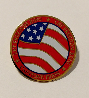 Capstone Press Let Freedom Ring Patriotic Lapel Pin