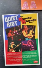 Quiet Riot The Randy Rhodes Years Album Promo Print Advertisement 1993