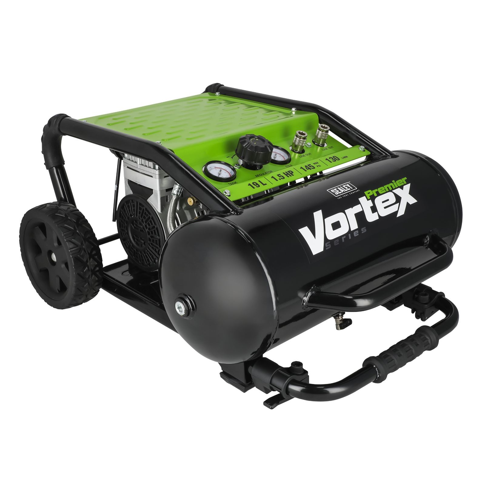 Sealey 19L Oil Free Direct Drive Air Compressor 1.5hp - SAC1900