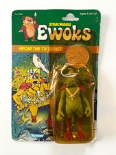 King Gorneesh Vintage Star Wars Ewoks  Kenner 1985  On Card