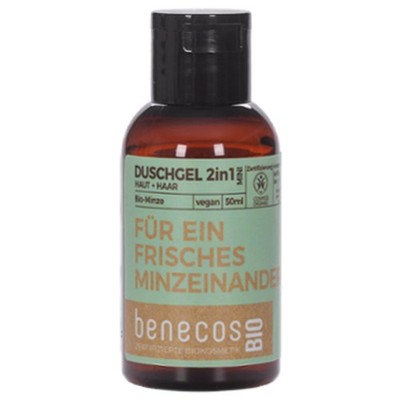 Benecos Duschgel 2in1 Minze   50ml