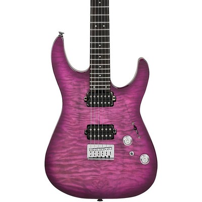 Charvel ProMod Plus Dinky DK24 HH HT E QM Electric Guitar  Violet Radiance