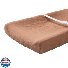 Meracorallo Muslin Changing Pad Cover, 100 Cotton Soft and Comfortable Chang
