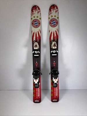 Rossignol FC Bayern Munich Junior Skis 93cm w/ Adjustable Bindings