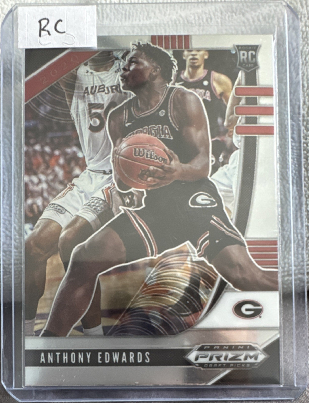 Panini 2020-21 Prizm Rookie Anthony Edwards Georgia Bulldogs #1