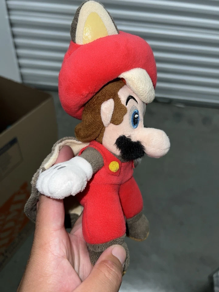 "Muñeco de peluche ardilla voladora Super Mario Bros U Mario 2013 14"" hallazgo raro" Foto 2 de 4