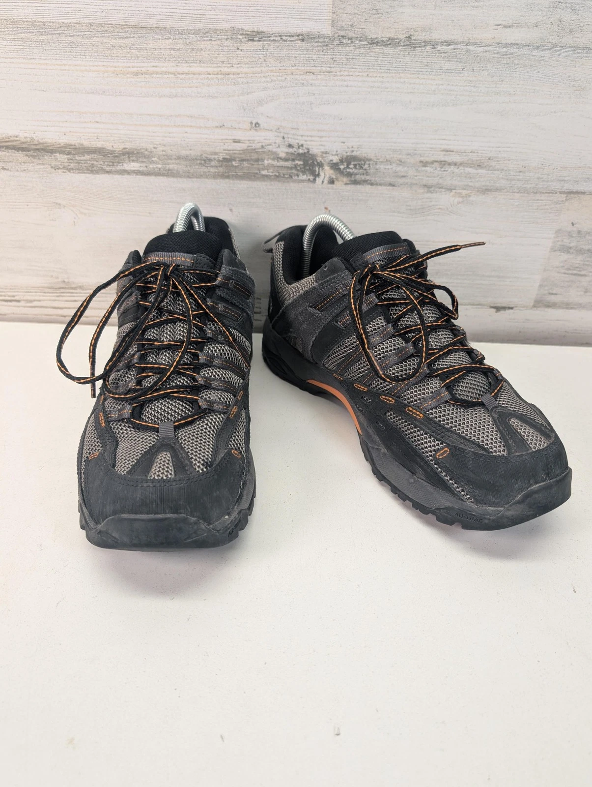 Nike ACG Shoes Mens Size 9.5 Gray Black Mesh Trail Hiking Sneakers 312555-081