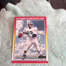 Score 1990 Hot Gun Randall Cunningham #563 Eagles NFL Football Card