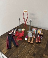 Madison My Scene accessories, director chair, popcorn, clothes shoes makeup