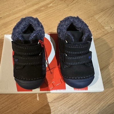 Elefanten Lauflernschuhe Babyschuhe Größe 18 Leder dunkelblau sehr gut