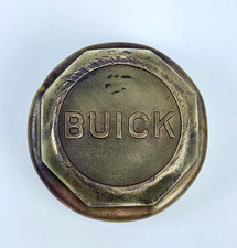 1920s Buick Brass Hub Cap Dust Cover With Block Letters 3.5 Vintage
