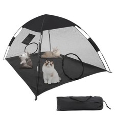 Mesh Cat Tent Outdoor, Cat Enclosure for Outside Indoor, Portable Sunshade Pl...