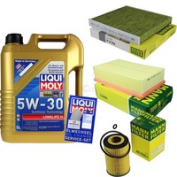 Mann Inspektionspaket 5L Liqui Moly Longlife 5W-30 FüR VW Passat Variant 2.0 TDI