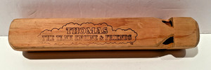 Vintage Thomas The Tank Engine & Friends Wood Train Whistle 8"
