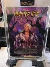 2025 Wild Card Haunted Hits Monster Hunt Ric Flair  SSP#3/4 Rare Purple Parallel