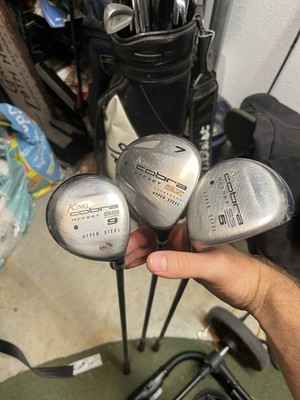 Ladies Cobra Offset Fairway Set 5 7 9 Woods Ladies Flex Graphite  SS and SZ