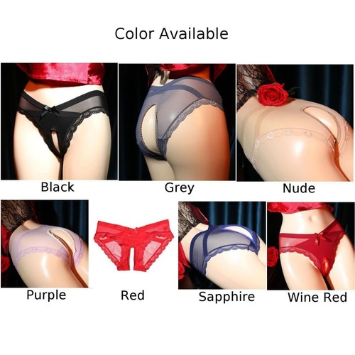 Brand New Briefs Crotchless Panties For Men Women Gay Clothes Open Butt - Picture 3 of 40
