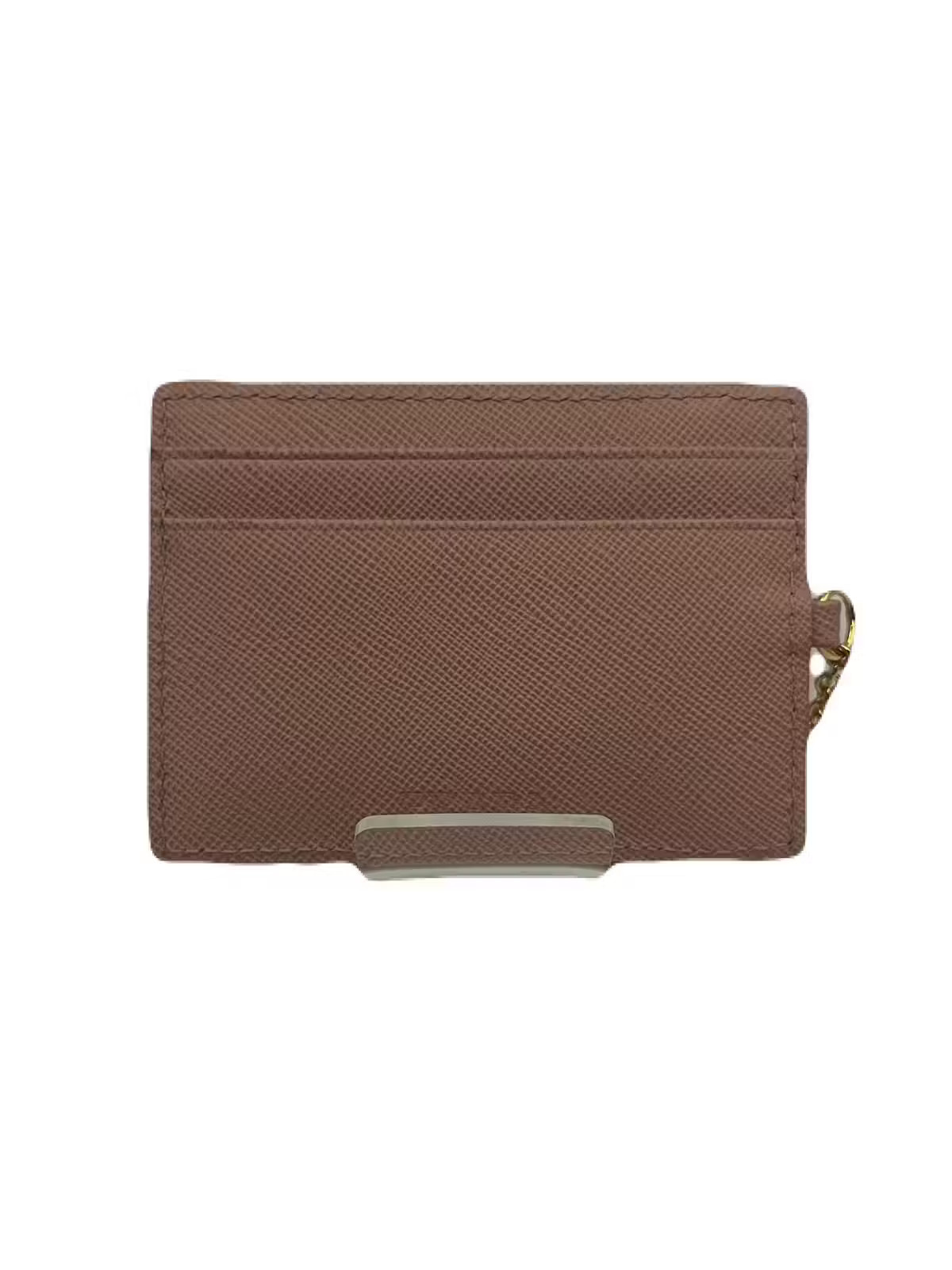 Prada Pink Leather Card Wallet Case E0328-89 Preowned