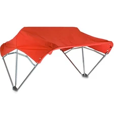 BUGGY TOP Umbrella Fits International Fits Case IH TRACTOR 3 BOW 48" Frame & Red
