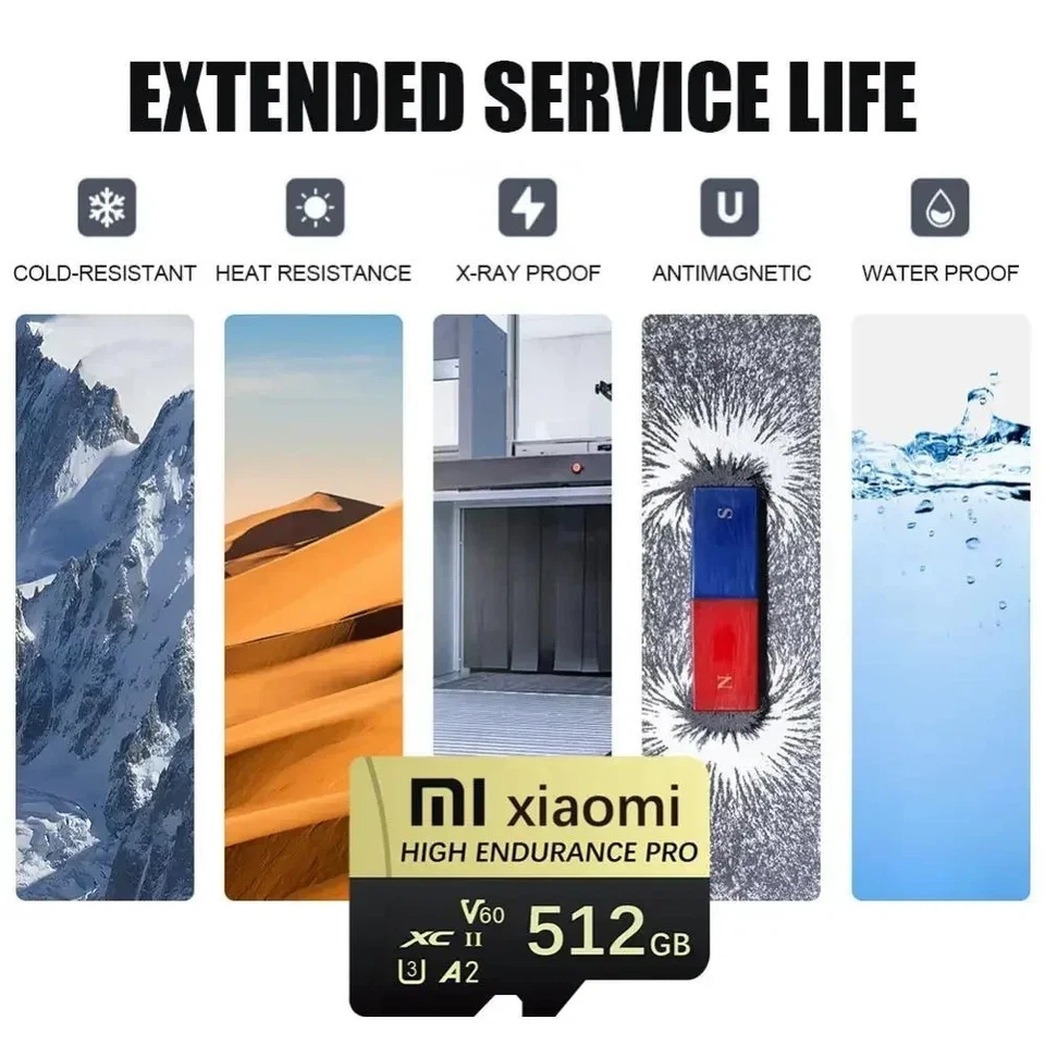 Ultra High Speed Micro SD Card 512GB 256GB 128GB TF Card for Phone Camera Gift - Image 3 of 4