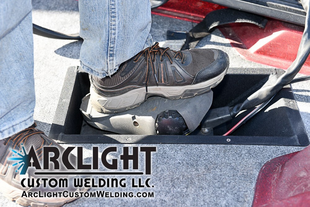 Recessed Trolling Motor Foot Pedal Tray Aluminum TrollMate 1 for