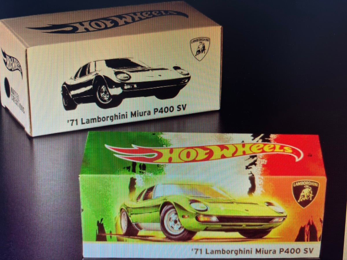 HOT WHEELS RLC '71 LAMBORGHINI MIURA P400 SV SEALED IN BOX