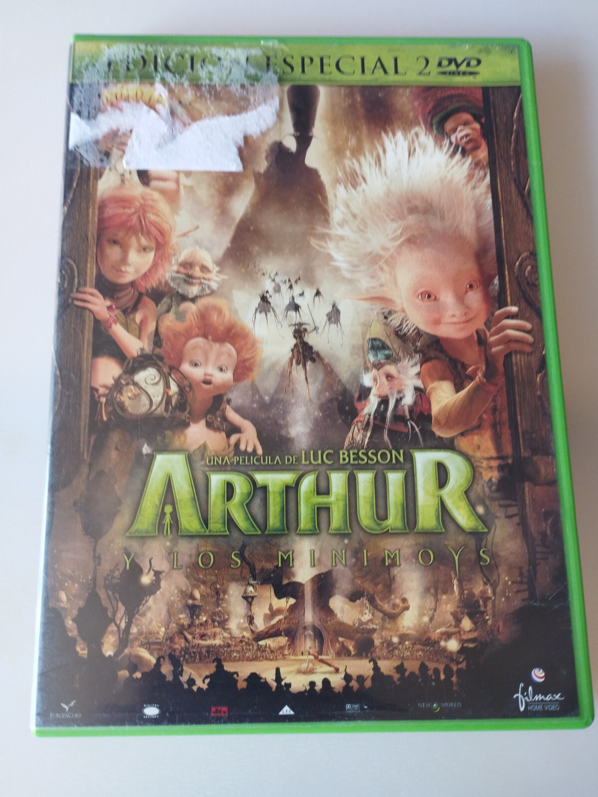 Arthur And Los Minimoys Luc Besson - 2 X DVD + Extras Español Inglés Region 2 Am