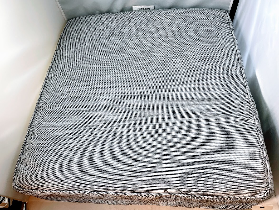 Outdoor Deep Patio Seat Cushion DuraSeason Black/White, Project 62