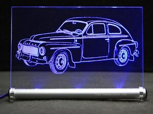 Smart fortwo als  Auto Gravur auf LED-Leuchtschild