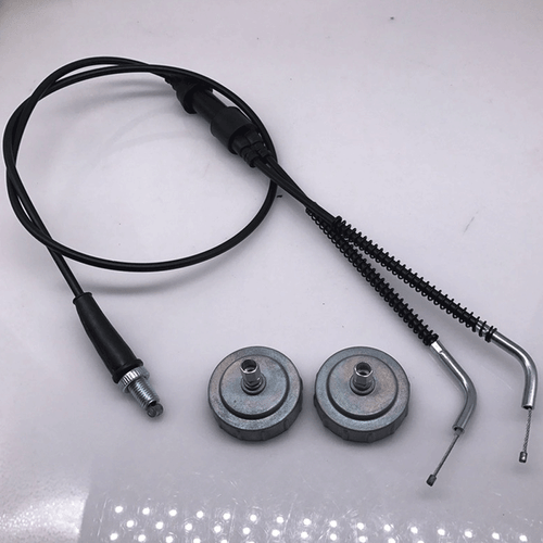 Eliminator Throttle Cable Kit w/ Carb Caps For Yamaha Banshee YFZ350 1987-2006 - Picture 2 of 6
