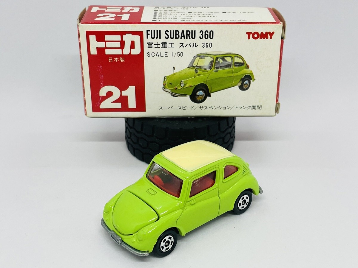 イケダ 特注 トミカ スバル 360 黄色/クリーム 日本製