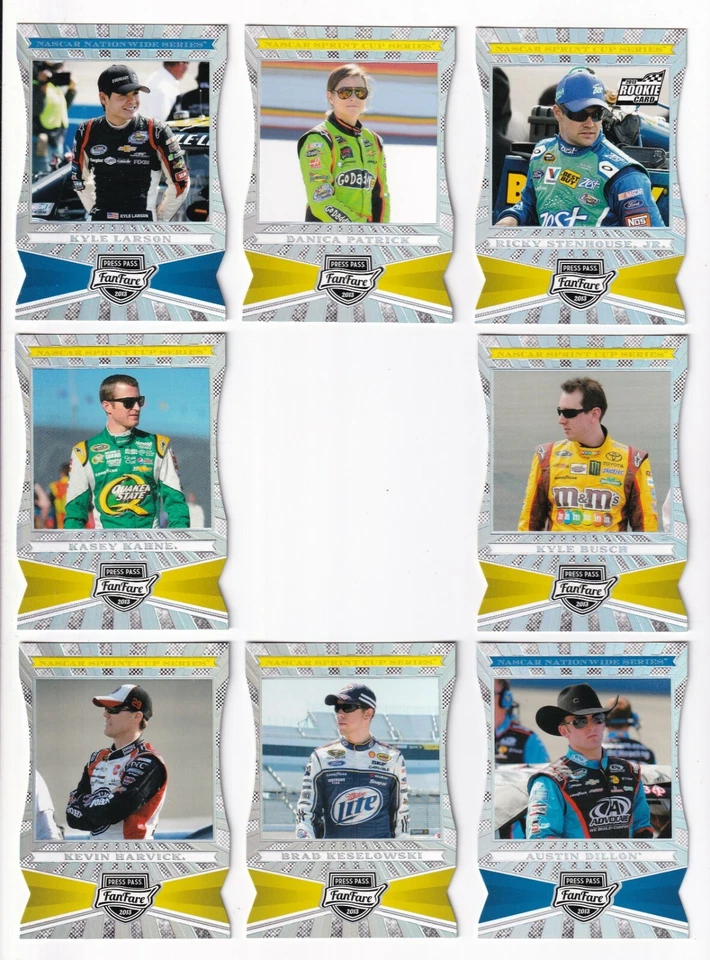 2013 FanFare HOLOFOIL DIE-CUT PARALLEL #14 Dale Earnhardt Jr. SWEET & SCARCE! - Image 2 of 3