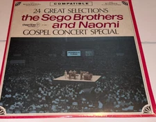 Sego Brothers And Naomi Gospel Concert Special Gospel Sealed Album LP 22S1
