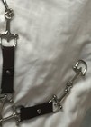 Etienne Aigner Vintage Belt~ Silver Metal Rings & Brown L/XL ~ NWOT — photo 9