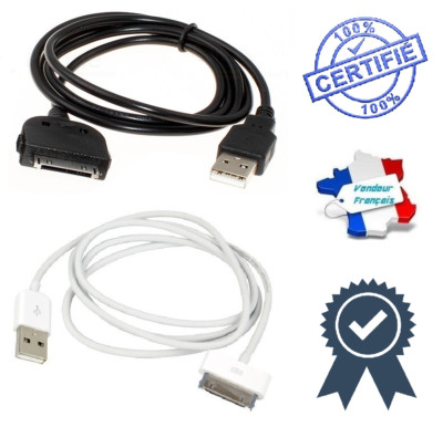 USB data cable 30 pin for Apple iPod mini 1 (4 GB) / iPod nano 6