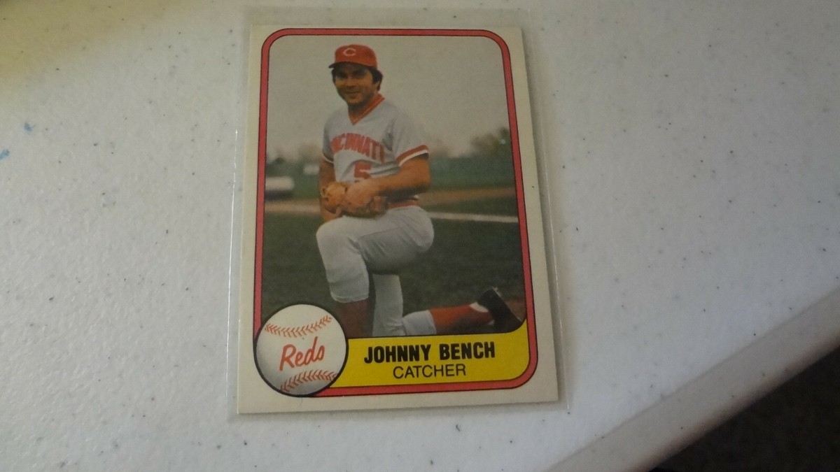 1981 FLEER #196 JOHNNY BENCH BASEBALL CARD | eBay