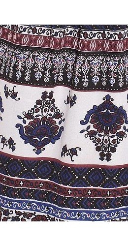 NEW Nordstrom Size Medium Mimi Chica Lined Tribal Boho Print Romper - Picture 5 of 5