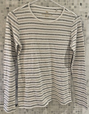 Tommy Bahama Gold Striped Long Sleeve Women’s Ladies Top Size XS Extra Small EUC