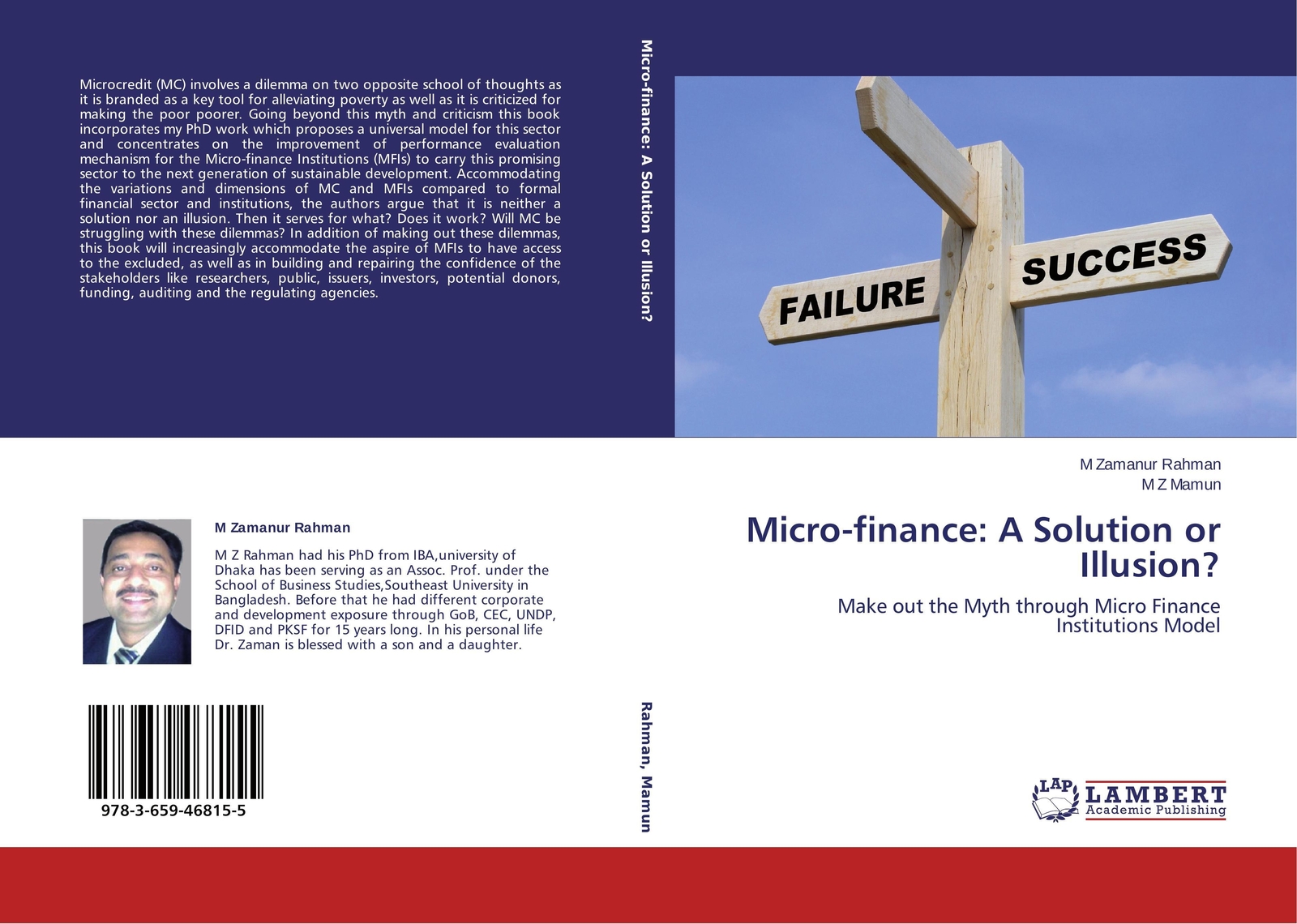 Micro-finance: A Solution Or Illusion? M Zamanur Rahman (u. A.)