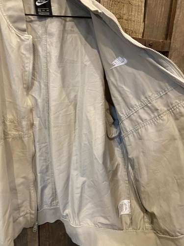 Nike Herren Woven Ungefütterte Bomberjacke Farbe Creme/Beige CU4311-230 Größe XXL - Bild 4 von 11