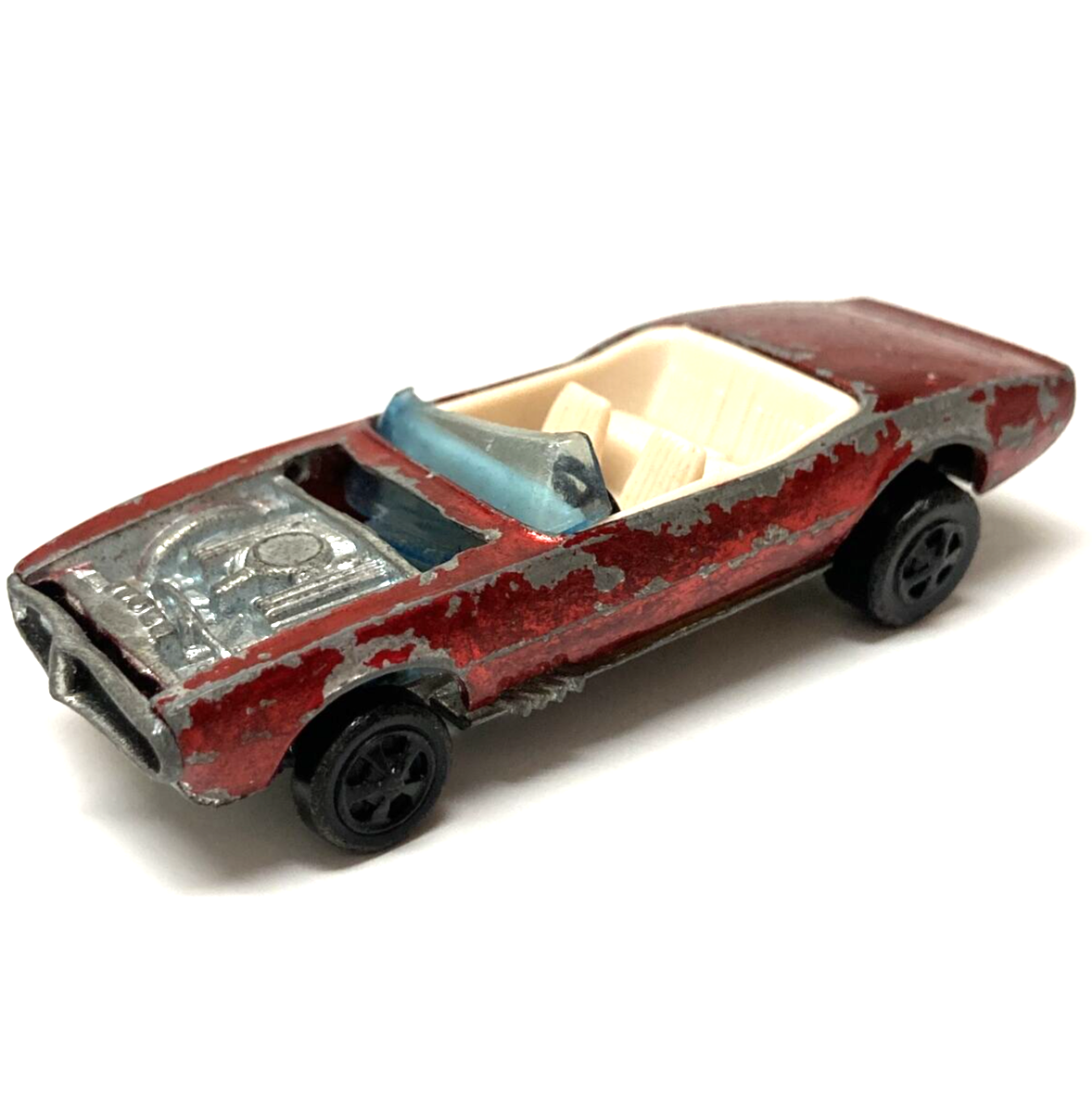 ホットウィール カスタムファイアーバード 1967 香港製 Hot Wheels Redline Custom Firebird Car 1967 Red Made in Hong Kong