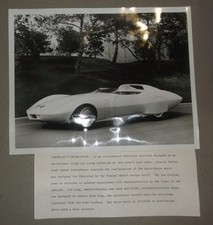 Chevrolet Astro Vette Corvette Press Photo Original 