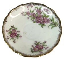 Original Napco China Miniature Tea Set Saucer Floral Design Hand Painted No Cup