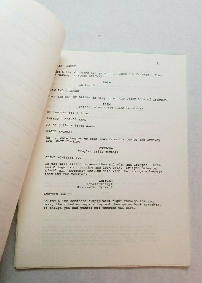 HE-MAN AND THE MASTERS OF THE UNIVERSE / 1983 TV Script 